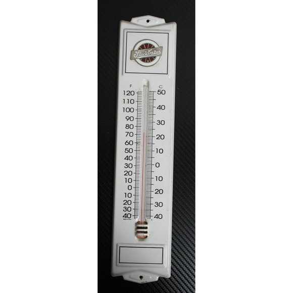 Vintage Rare Metal Studebaker Thermometer - Picture 1 of 4